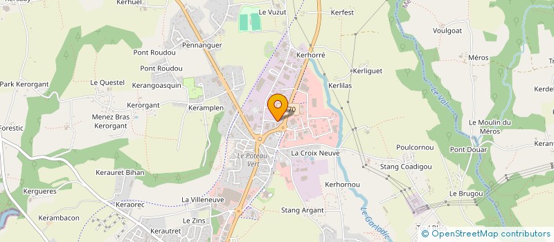 localisation de l'entreprise GONIDEC NEWCO à CONCARNEAU