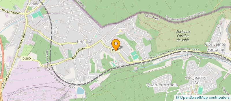 localisation de l'entreprise GONIGAM  L'HOPITAL