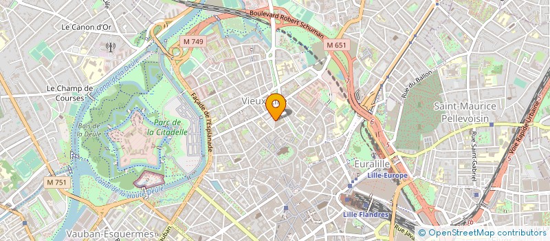 localisation de l'entreprise GONIJU à LILLE