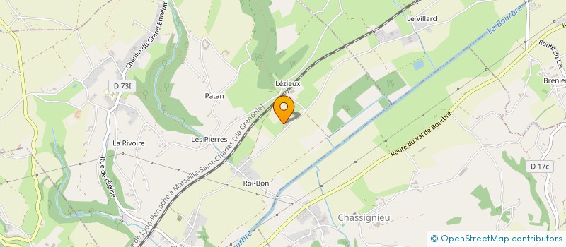 localisation de l'entreprise GONIN MECA  CHELIEU