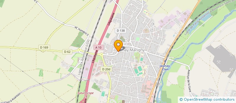 localisation de l'entreprise GONNIN NORD VIENNE à DISSAY