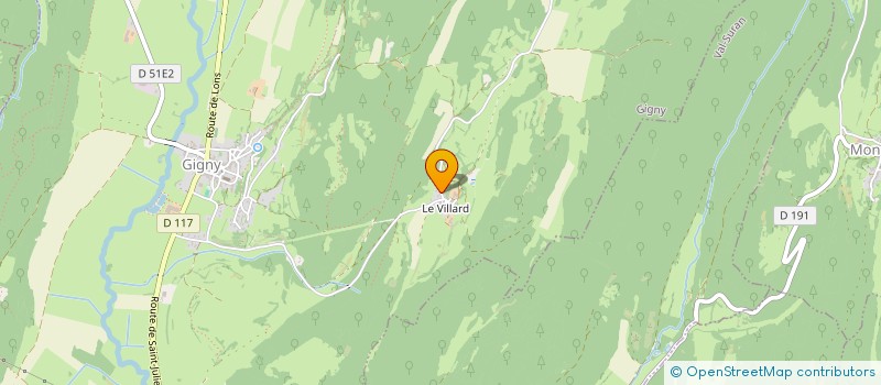 localisation de l'entreprise GONNOD LUDOVIC  GIGNY