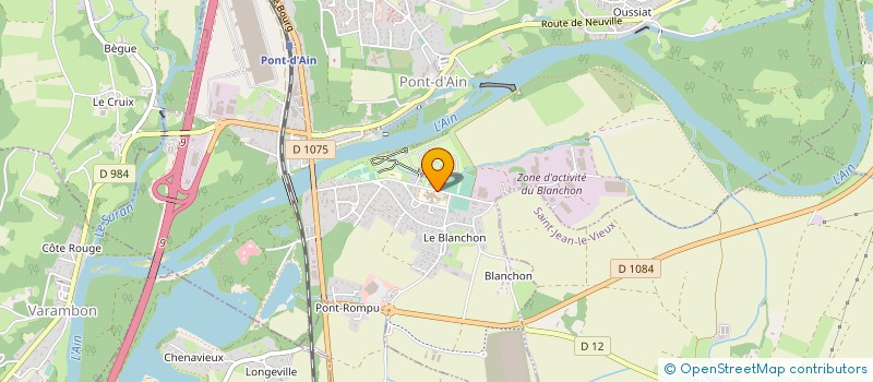 localisation de l'entreprise GONNOT SARL à PONT-D'AIN