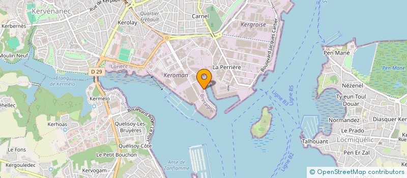 localisation de l'entreprise GONOFI  LORIENT