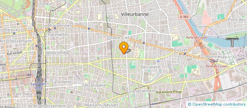 localisation de l'entreprise GONOTECH  VILLEURBANNE