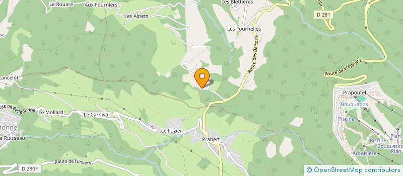 localisation de l'entreprise GONSSOLLIN SERVICES à LES ADRETS