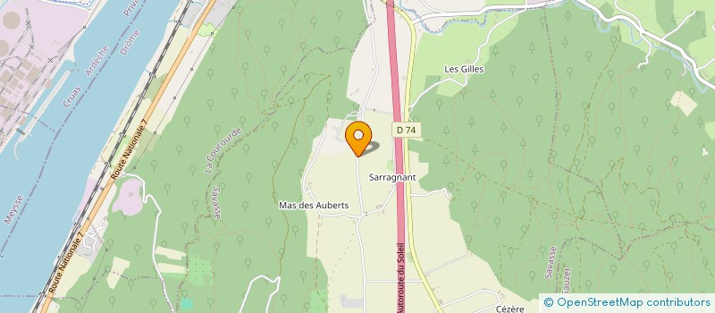 localisation de l'entreprise GONTARD PATRICK à SAVASSE