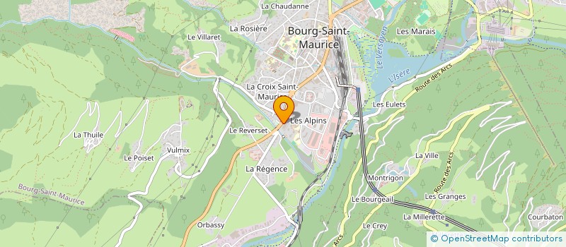 localisation de l'entreprise GONTHARET   GONTHARET  BOURG-SAINT-MAURICE