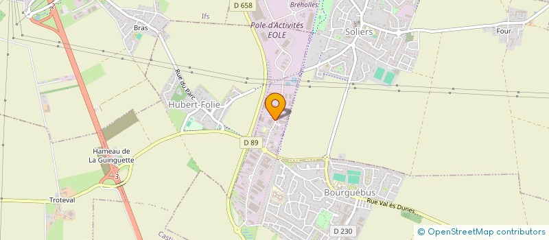 localisation de l'entreprise GONTHIER COUVERTURE à BOURGUEBUS