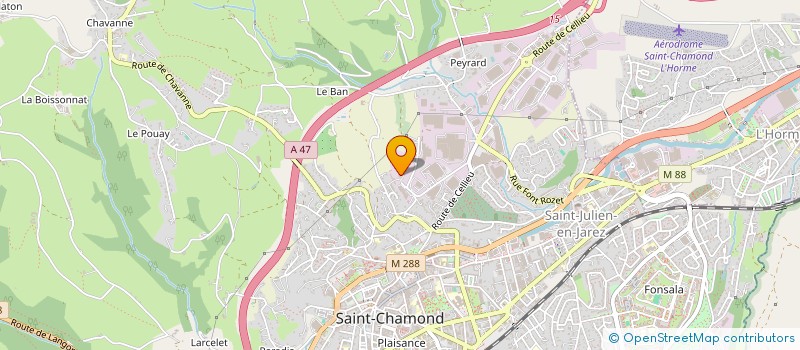 localisation de l'entreprise GONTHIER FRERES IMMOBILIER  SAINT-CHAMOND