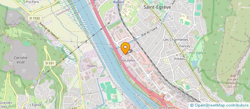 localisation de l'entreprise GONTHIER MOUNTAIN ACTIVITY  SAINT-EGREVE