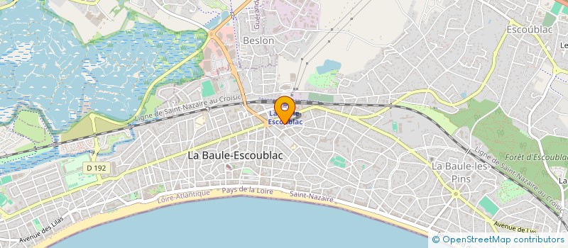 localisation de l'entreprise GONTIER AUDITION à LA BAULE-ESCOUBLAC