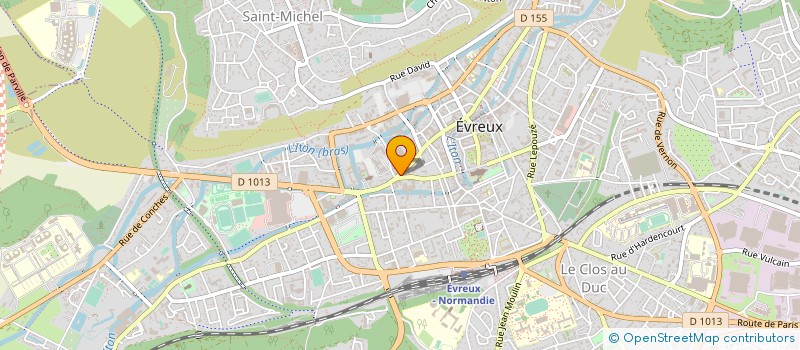 localisation de l'entreprise GONTIER CECILE  EVREUX