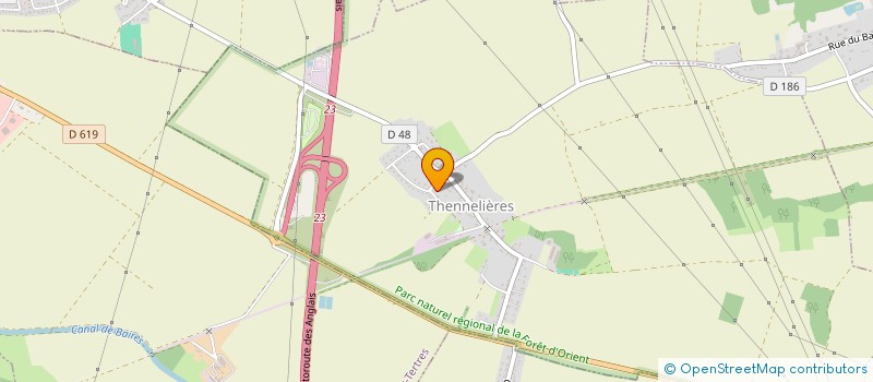 localisation de l'entreprise GONTIER NICOLAS  THENNELIERES