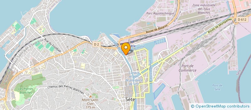 localisation de l'entreprise GONTRAN  SETE