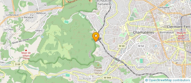 localisation de l'entreprise GONTRAND à CHAMALIERES