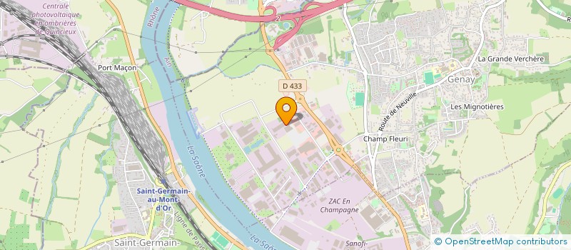 localisation de l'entreprise GONVIL  GENAY