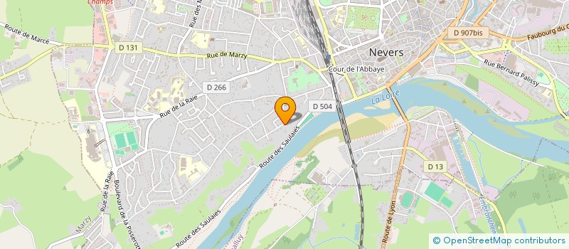 localisation de l'entreprise GONZAGUE à NEVERS