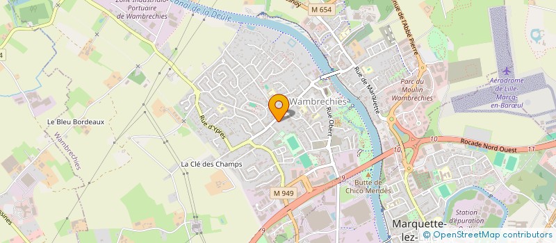 localisation de l'entreprise GONZAGUE LECLERCQ SAS à WAMBRECHIES