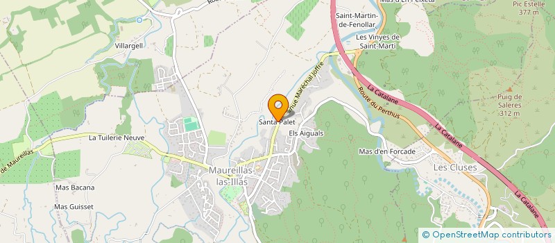 localisation de l'entreprise GONZALES-MANRUBIO  MAUREILLAS-LAS-ILLAS