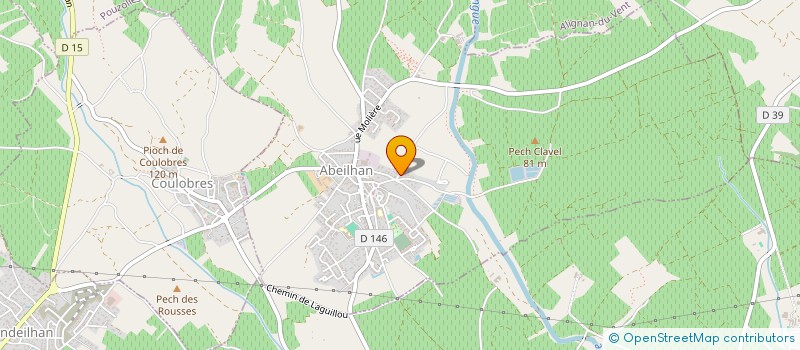 localisation de l'entreprise GONZALEZ  ABEILHAN