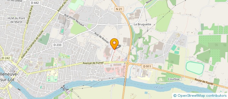 localisation de l'entreprise GONZALEZ ASSOCIES  VILLENEUVE-SUR-LOT