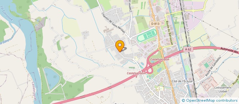 localisation de l'entreprise GONZALEZ - CHAMPIE  CASTELSARRASIN