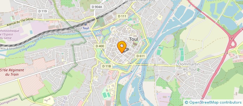 localisation de l'entreprise GONZALEZ E ET M à TOUL