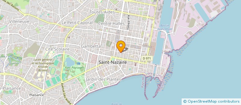 localisation de l'entreprise GONZALEZ-GILBERT  SAINT-NAZAIRE