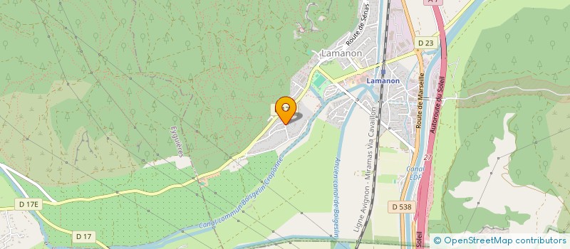 localisation de l'entreprise GONZALEZ GUY-JEAN  LAMANON