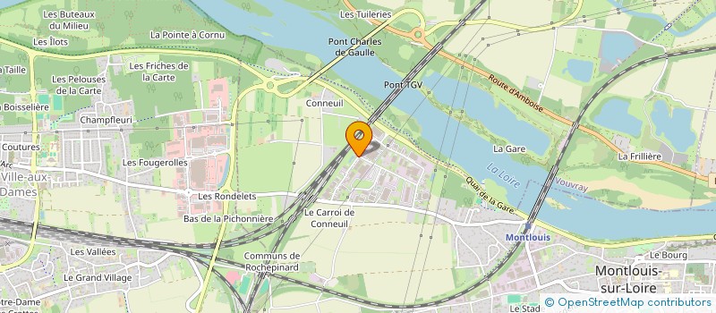 localisation de l'entreprise GONZALEZ IMMO à MONTLOUIS-SUR-LOIRE