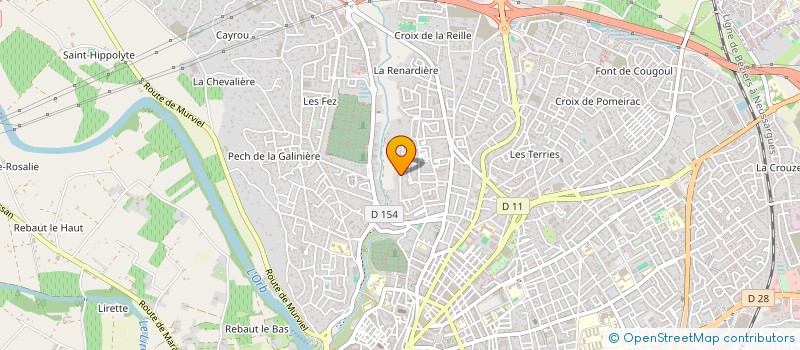 localisation de l'entreprise GONZALEZ J ET GONCALVES A  BEZIERS