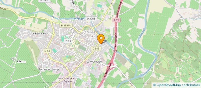 localisation de l'entreprise GONZALEZ JOSE MARIE  PEZENAS