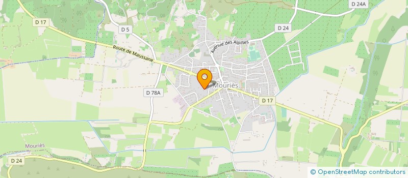 localisation de l'entreprise GONZALEZ M  MOURIES