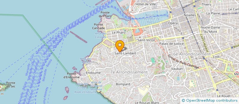 localisation de l'entreprise GONZALEZ PEINTURES  MARSEILLE