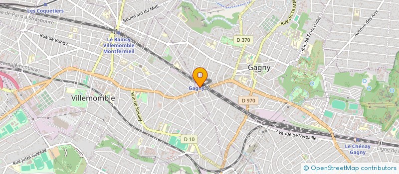 localisation de l'entreprise GONZALEZ SUIRE MASCLANIS à GAGNY