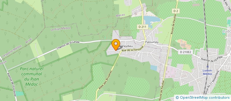 localisation de l'entreprise GONZALEZCHATE à LE PIAN-MEDOC