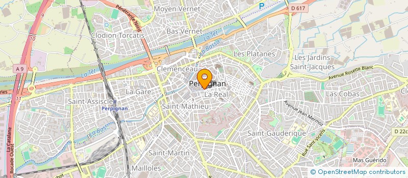localisation de l'entreprise GONZALVEZ & CO à PERPIGNAN