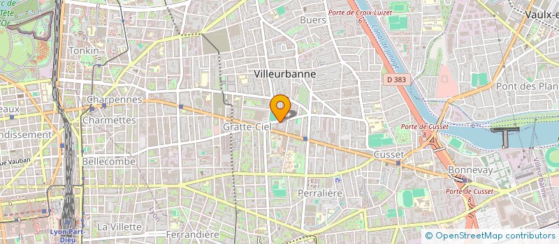 localisation de l'entreprise GOOD BARGAIN  VILLEURBANNE