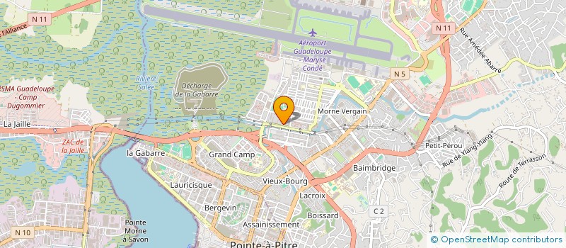 localisation de l'entreprise GOOD BIZNESS  LES ABYMES