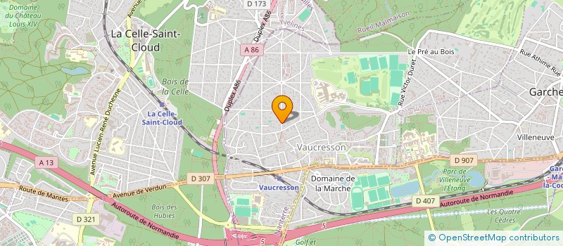 localisation de l'entreprise GOOD COACHING  VAUCRESSON