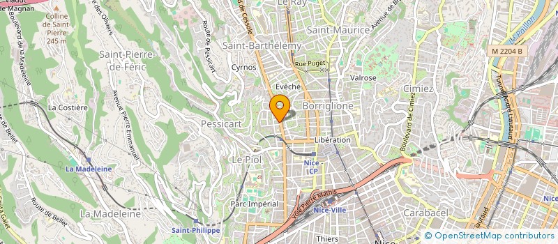 localisation de l'entreprise GOOD COIFF' à NICE