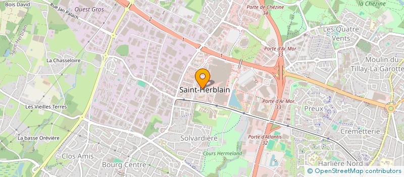 localisation de l'entreprise GOOD CONTACT  ST-HERBLAIN