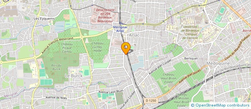 localisation de l'entreprise GOOD'DIAG IMMO à MERIGNAC