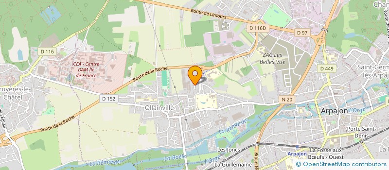 localisation de l'entreprise GOOD DRIVER  OLLAINVILLE