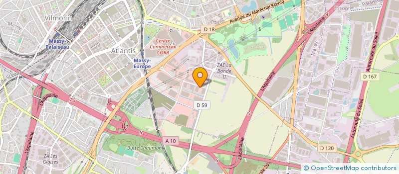 localisation de l'entreprise GOOD EATING à MASSY