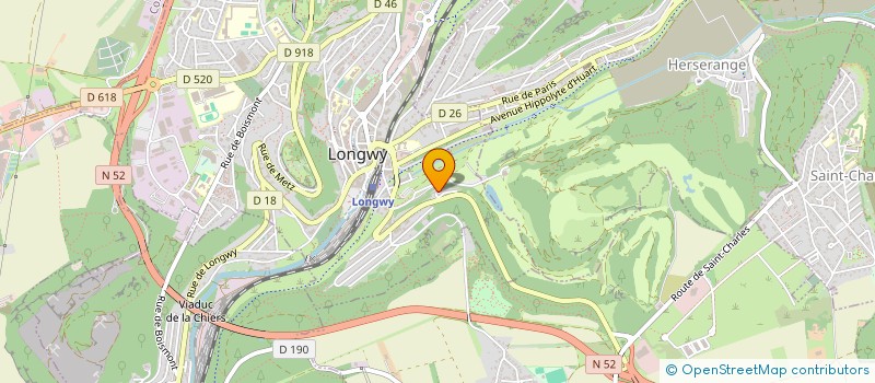 localisation de l'entreprise GOOD FOOD à LONGWY