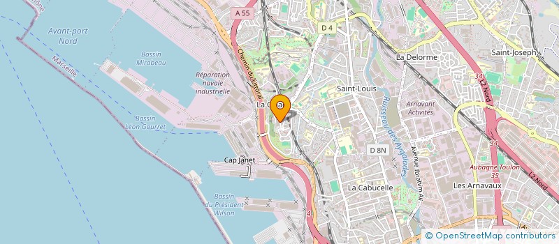 localisation de l'entreprise GOOD FOOD  MARSEILLE