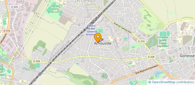 localisation de l'entreprise GOOD GUY'S VAL D'OISE  ARNOUVILLE