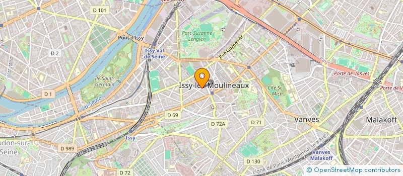 localisation de l'entreprise GOOD HEAVENS CONSEIL à ISSY-LES-MOULINEAUX
